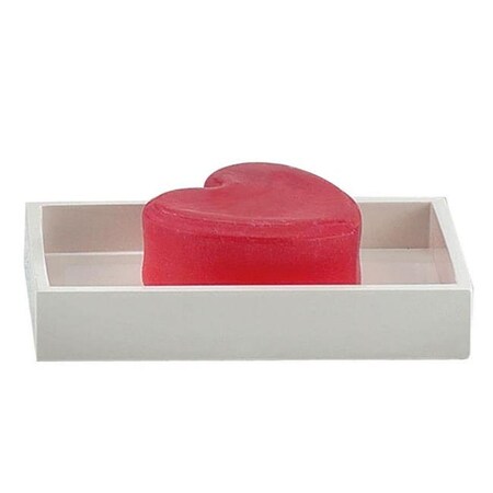 Nu Steel Tatara Group  ET4H Elegant Collection Toothbrush Holder - White Resin -pack of 3 ET4H